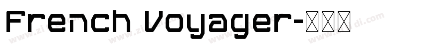 French Voyager字体转换